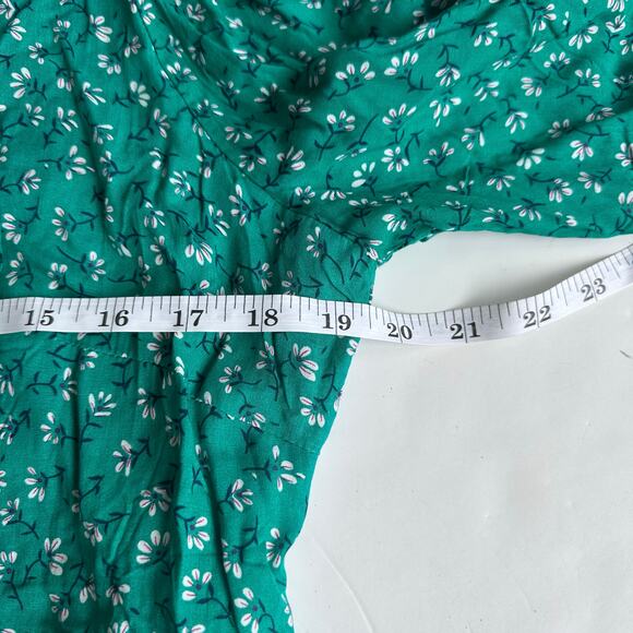 Louche Myfawny Green Ditsy Print Mini Dress - UK 16 - Picture 7 of 10